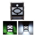 10 LED Solarbetriebene Drahtlose Sound-Sensor Schritt Weiß Licht Stairway Pfad Landschaft Gartenboden Wand Patio Lampe Moderne Leuchte